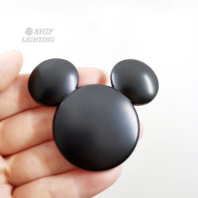 1x Logo Metal MICKY MOUSE Lucu Lovey Emblem Badge Sticker Decal Anak Kado Bayi Hadir