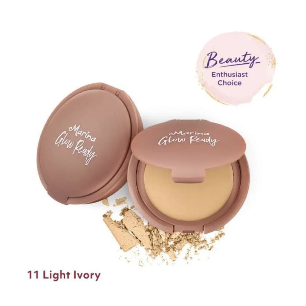 Marina Glow Ready Two Way Cake SPF 20++ [ 10gram]