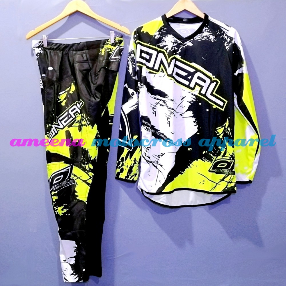 Jerseyset Motocross - Jersey Trail Cross - Gearset Motocross - Jersey &amp; Celana  Fullprint - 004