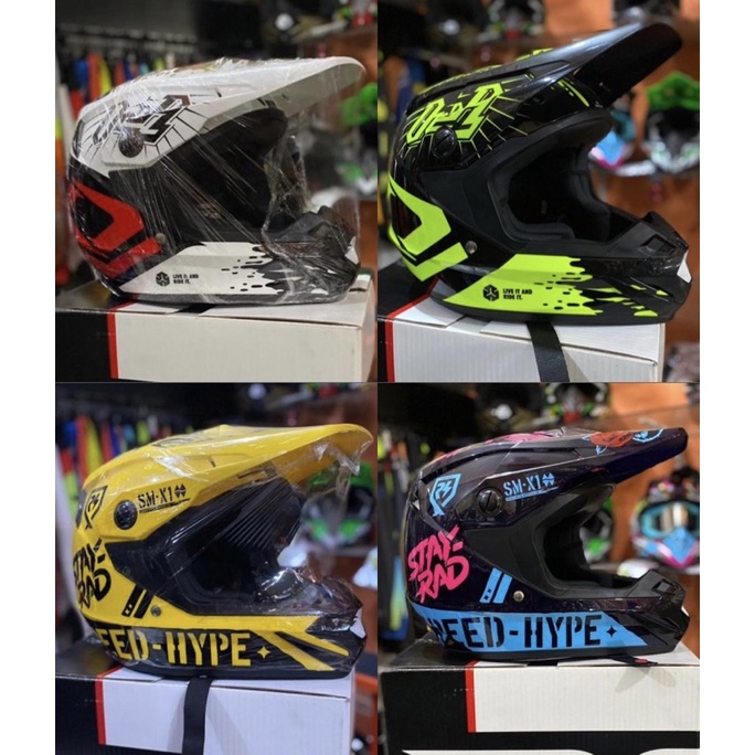 [READY STOK] HELM RSV ORCA ESQUELETO • HELM RSV ORCA REBEL-R • HELM TRAIL / SUPERMOYO