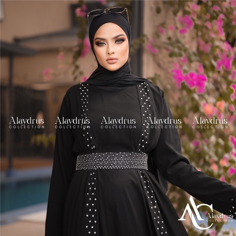 New Abaya Dress Maxi Arab Saudi Bordir Zephy Turki Umroh Dubai Turkey By AlaydrusCollection 745