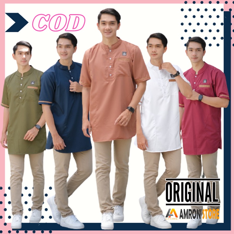 Baju Koko Kurta Pakistan Pria Kualitas Premium Model Terbaru Lebaran