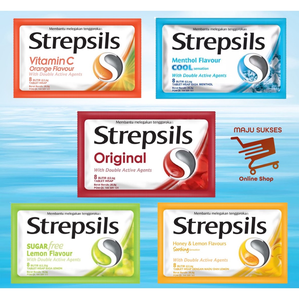 

Strepsils Permen Pelega Tenggorokan 20g