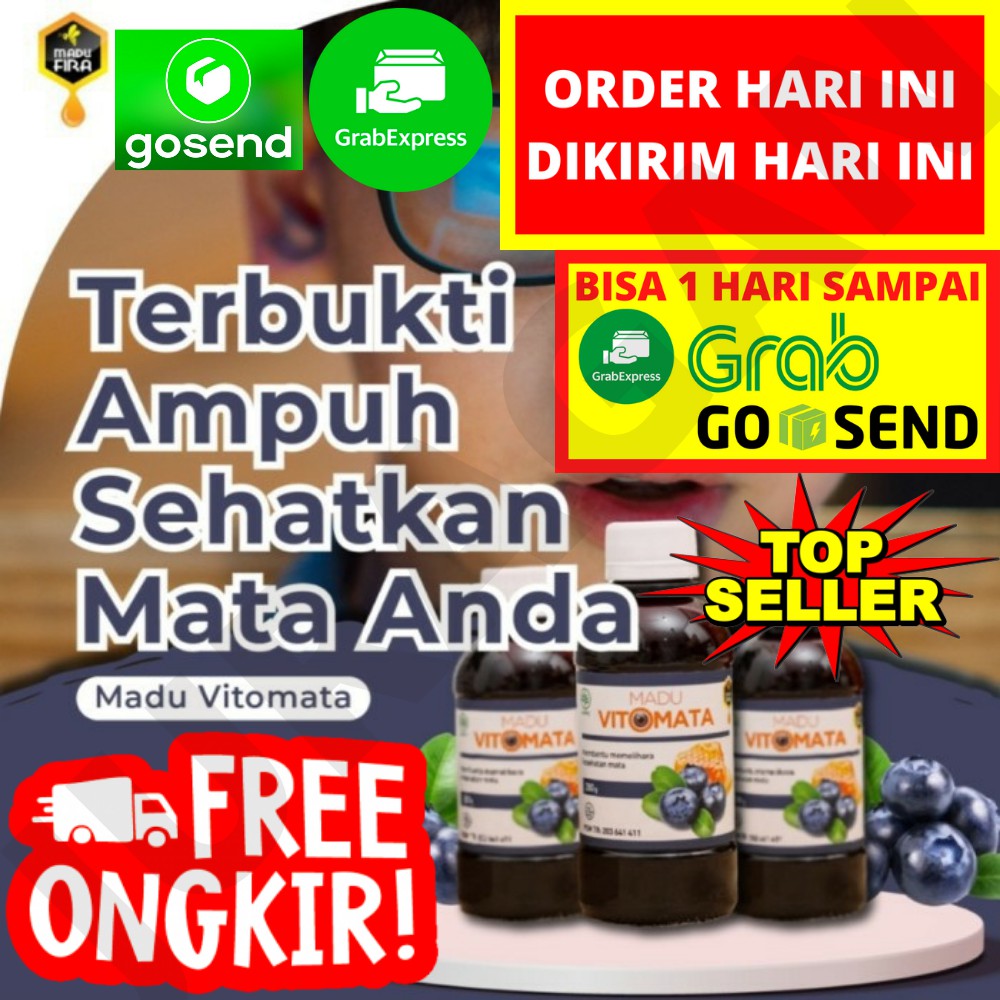 [BARU PROMO] Madu Vitomata Beli 2 NO Gratis 1 Vito Mata Fitomata Fito Mata Vitamata Vita Mata Obat H