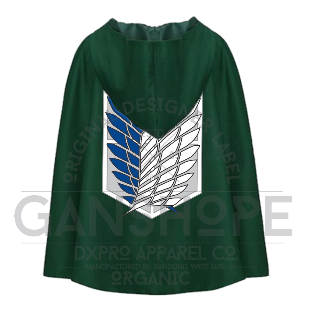 Jubah Attack On Titan ANAK - ANAK  / Shingeki no Kyojin (SNK) (ATTACK ON TITAN) Scouting Legion