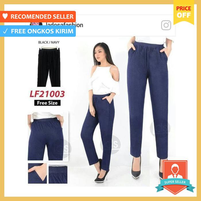 Celana Cewek Panjang Free Size Ladosa Fashion Kode Lf21003