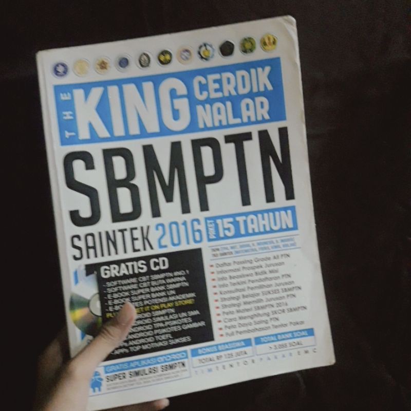 preloved buku SBMPTN 2016 &amp; pembahasan/ preloved CD soal UTBK &amp; SBMPTN 2016-2019 &amp; pembahasan