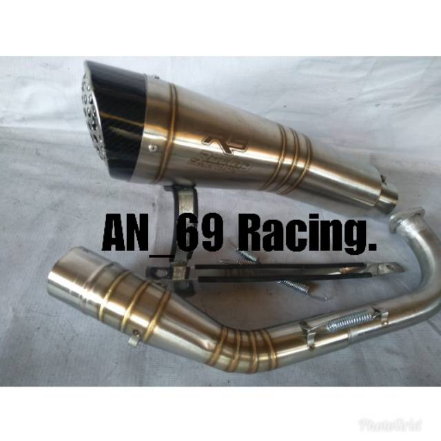 Knalpot Racing R9 Ujung Karbon Pnp Mio Sporty