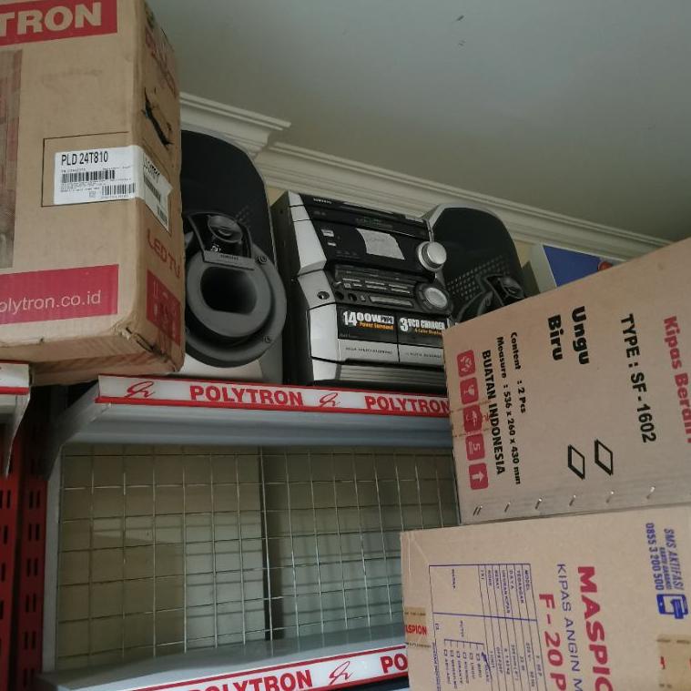 Jual Gratis Ongkir Speaker Besar Compo Home Theater Cd Vcd Dvd Mp Tape Cassette Player Kaset