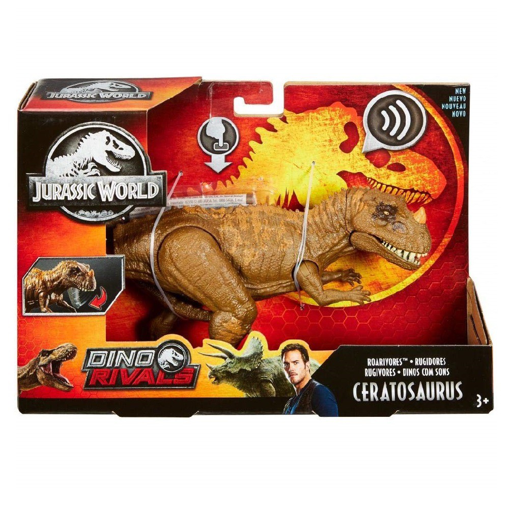 JURASSIC WORLD Dino Rivals Roarivores Ceratosaurus Figure