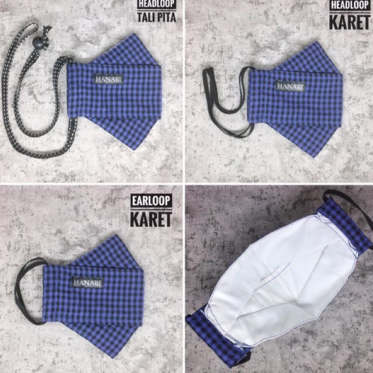 Mall Masker Kain HANABI Hijab 3D EVO 3PLY [Part 2]