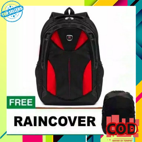 Drab5199 Tas Sekolah Impor / Tas Sekolah Cowok / Tas Seklah Laki Laki  Free Raincover Tas Sekolah An