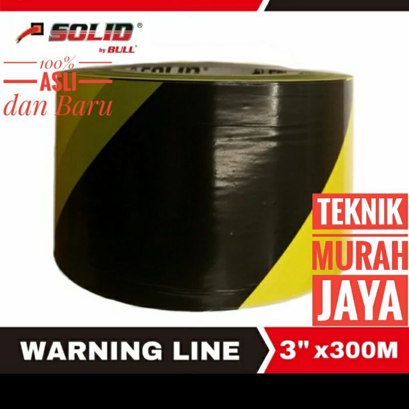 

SOLID Police Line Warning Line Barikade Pita Pembatas 3 inch 300 Meter