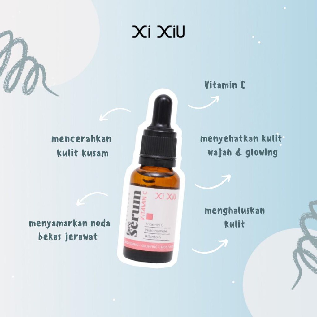 ✨ ELYSIA ✨ [TERMURAH] XI XIU Face Serum Vitamin C | Anti Acne Original