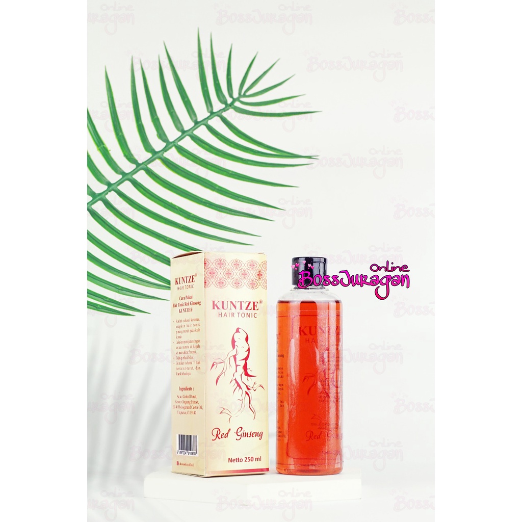 (BOSS) KUNTZE Red Ginseng Hair Tonic BPOM