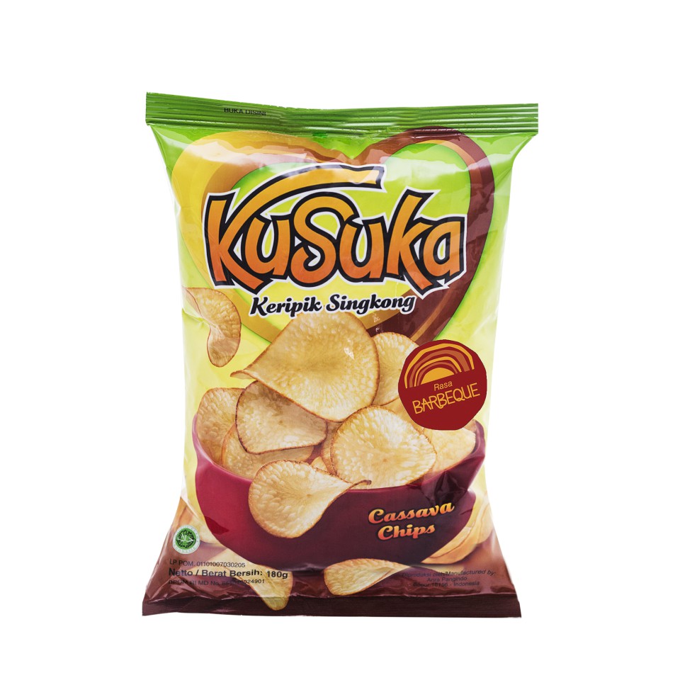 Kusuka Keripik Singkong 180g - Barbeque | Shopee Indonesia