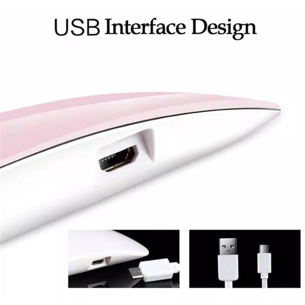 UV LED Nail Dryer / Pengering Kutek LED / Mini UV LED Nail art dryer / Mesin Fototerapi / Lampu Pengering Kuku Manicure / Sun Mini UV