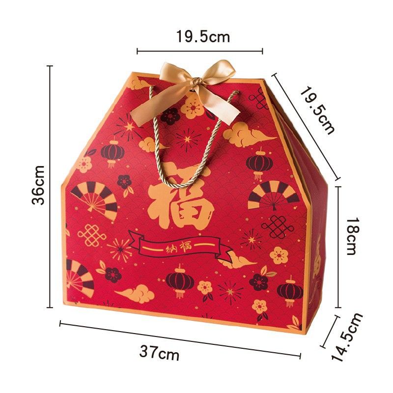 TAS HAMPER IMLEK MEWAH PARCEL BAG HOKI BESAR CNY CNYPB-04