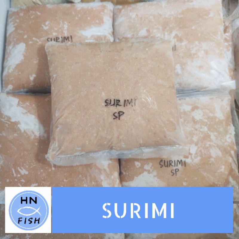 

Ikan Giling Surimi Super 1Kg / Surimi Giling Super / Daging Ikan Krisi Giling / Ikan Surimi Murah