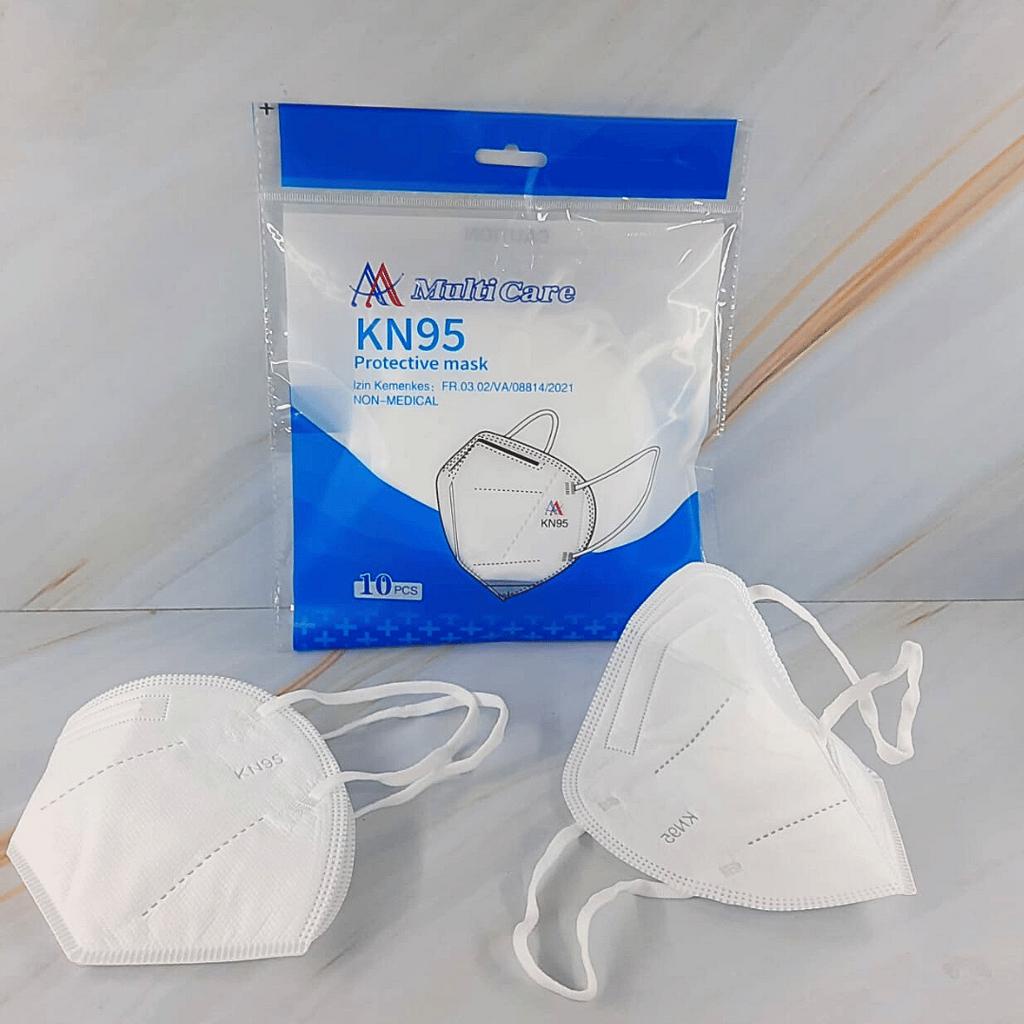 ENZ ® Masker KN95 5PLY Alkindo / KN95 5 PLY Alkindo / KN95 Protective Face Mask isi 10pc / KN 95 isi 10 pcs 1039