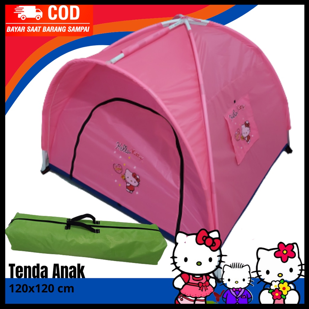 TENDA ANAK PEREMPUAN WARNA PINK _ TENDA ANAK MURAH PINK _ TENDA CAMPING ANAK PINK _ TENDA ANAK MURAH