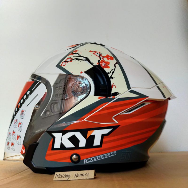 Helm Half Face KYT NFJ XAVI SAKURA