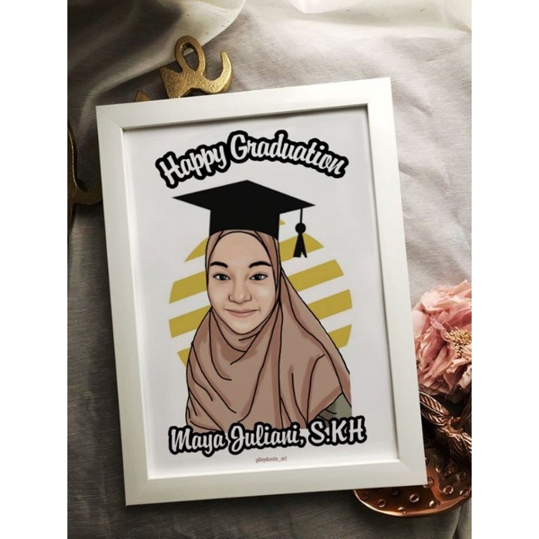 KADO SKETSA WAJAH  || ANNIVERSARY || ULTAH || WISUDA