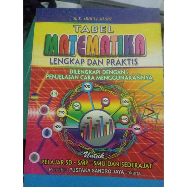 BUKU TABEL MATEMATIKA LENGKAP DAN PRAKTIS