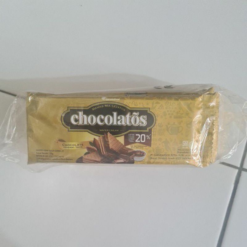 

chocolatos wafer 22 gr (1 pack isi 10)