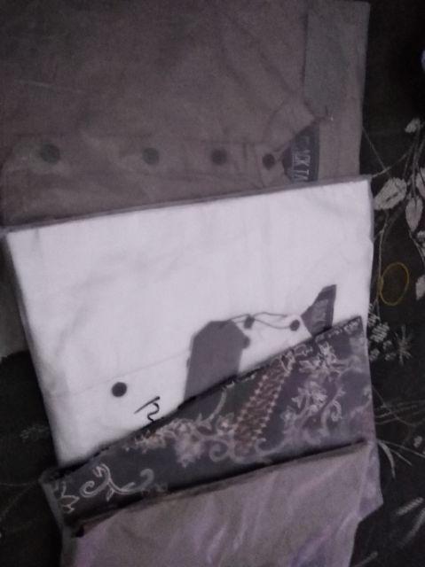 Freypv 7406 Slimfit Long Batik Black Yellow Floral M-xl Kemeja Batik