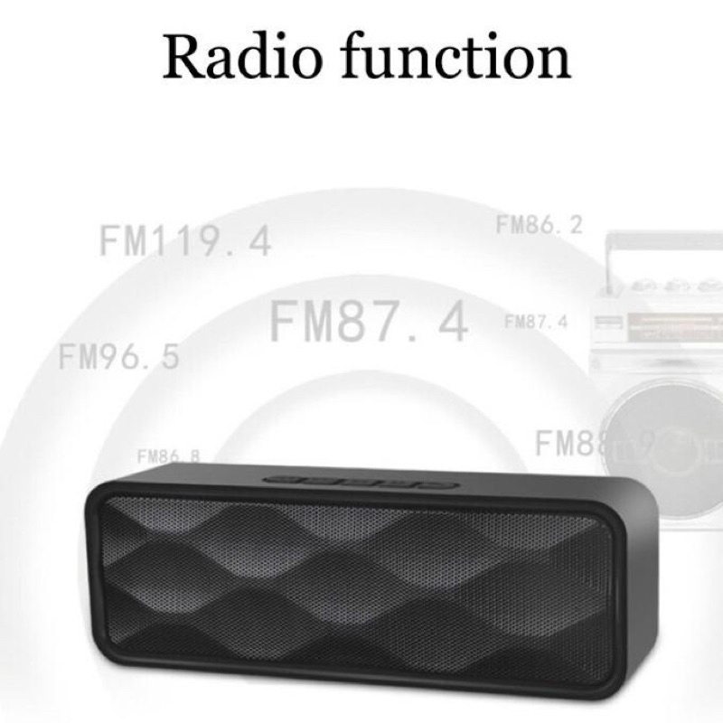 Speaker Bluetooth Unitech Portable Support FM Radio S211