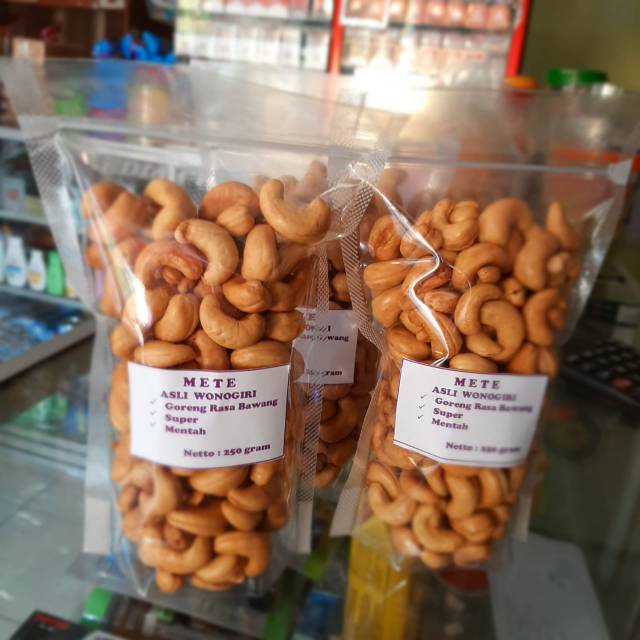 

Kacang mete jawa super rasa bawang wonogiri 250 gram