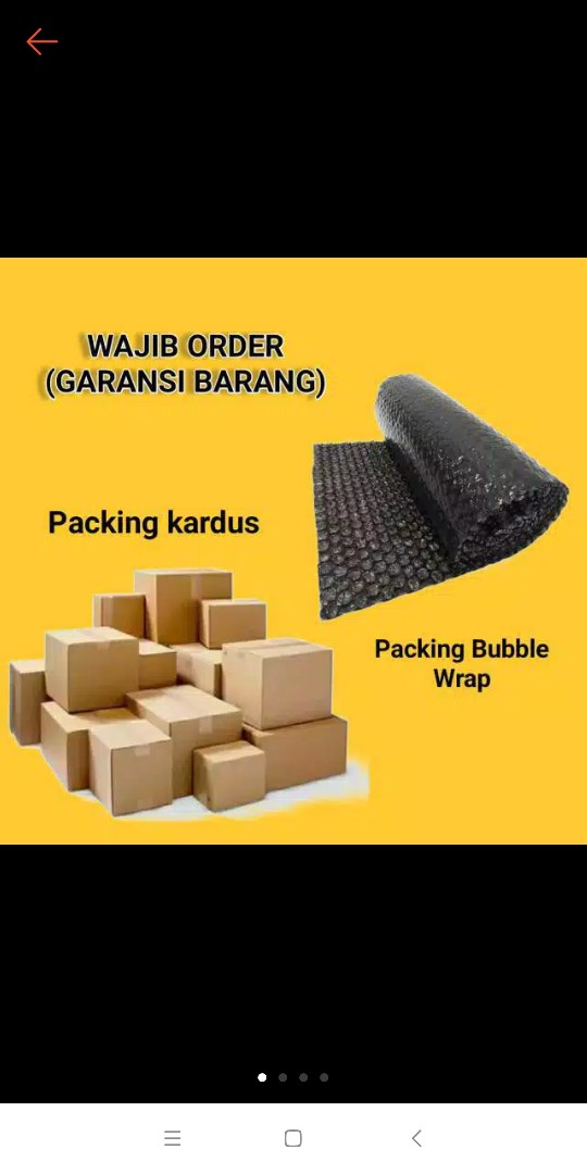 Wajib Kardus / Extra Bubble Wrap