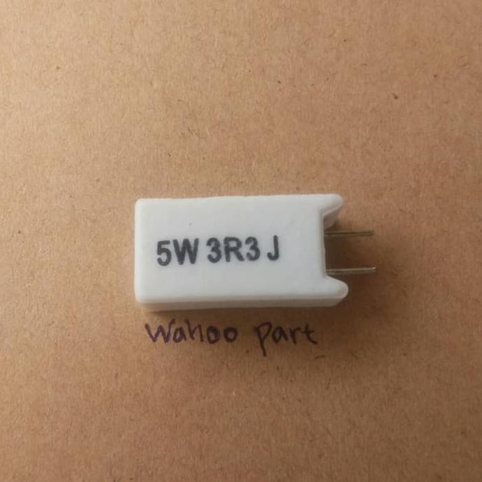 Resistor 3,3 Ohm Japan 5 Watt Wahooo Ayo Beli