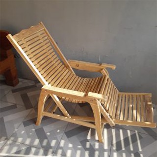  Kursi  Santai  Ayun Pantai Furniture Minimalis Kayu Jati 