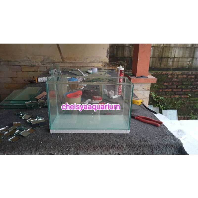 Aquarium kaca aquascape akuarium ikan hias 30x15x20