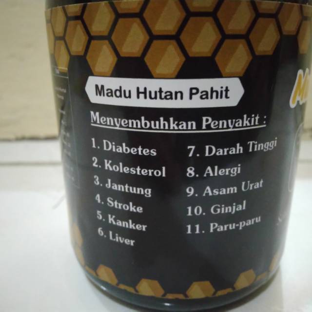 

Madu hitam pahit