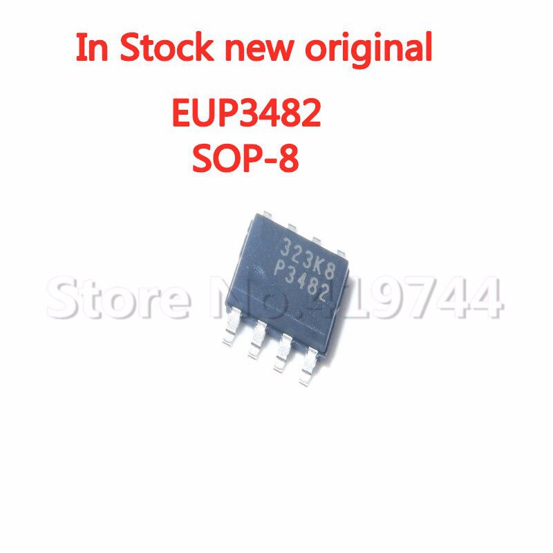 5pcs / LOT Konverter IC EUP3482 P3482 EUP3482DIR1 SOP-8 DC-DC