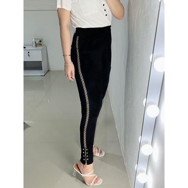 LEGGING IMPORT BRANDED STRIP SLETING BAWAH