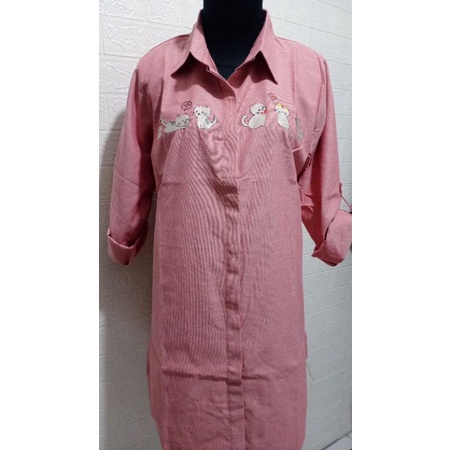 kemeja linen ld 108