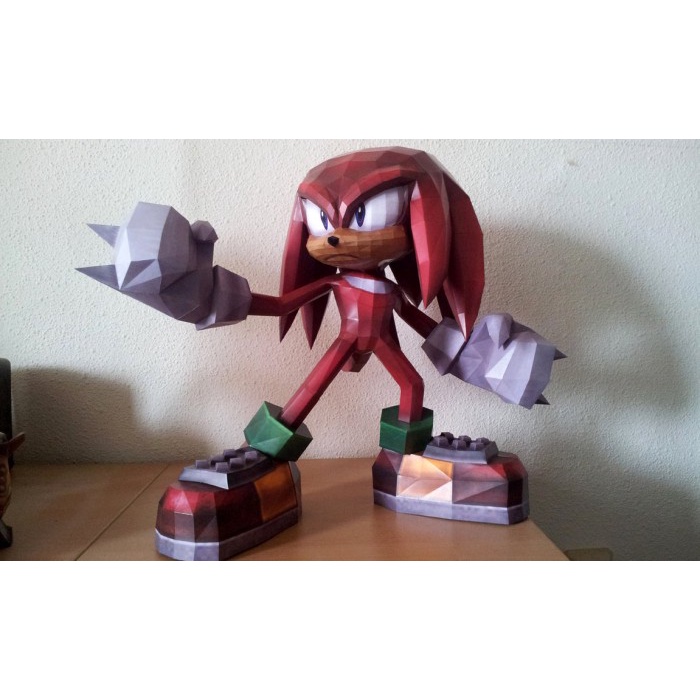 Sonic Knuckles the Echidna Papercraft