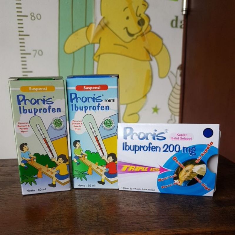 PRORIS / PRORIS FORTE sirup PRORIS tablet untuk demam dan nyeri