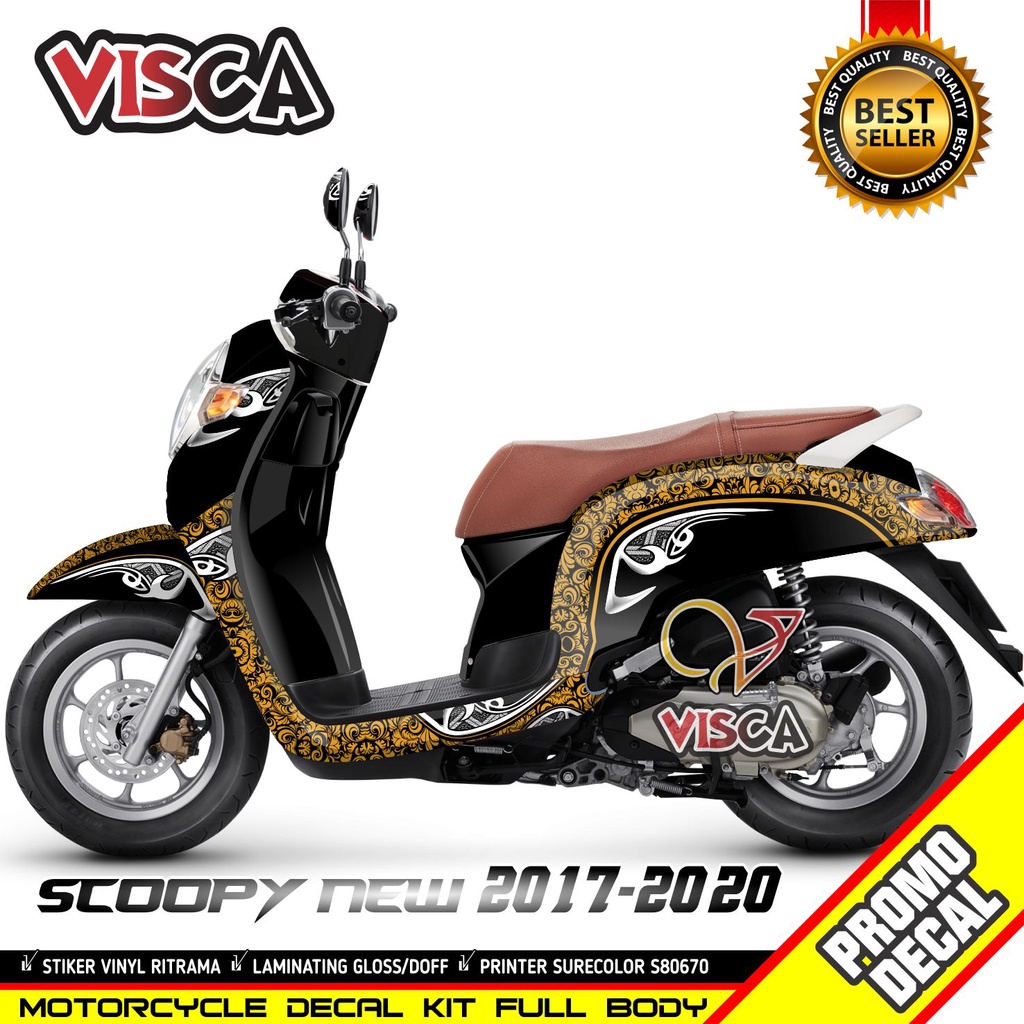 Decal Scoopy Full Body Stiker Scoopy 2017-2020 Stiker Scoopy Full Body Decal Scoopy New Batik2