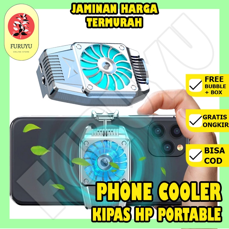 FanCooler Radiator Cooling Pad Kipas Pendingin Handphone Hp Gaming Coolingfan Cooler For Mobile Phone Fan Holder Heat Sink Universal Hp FanCooling