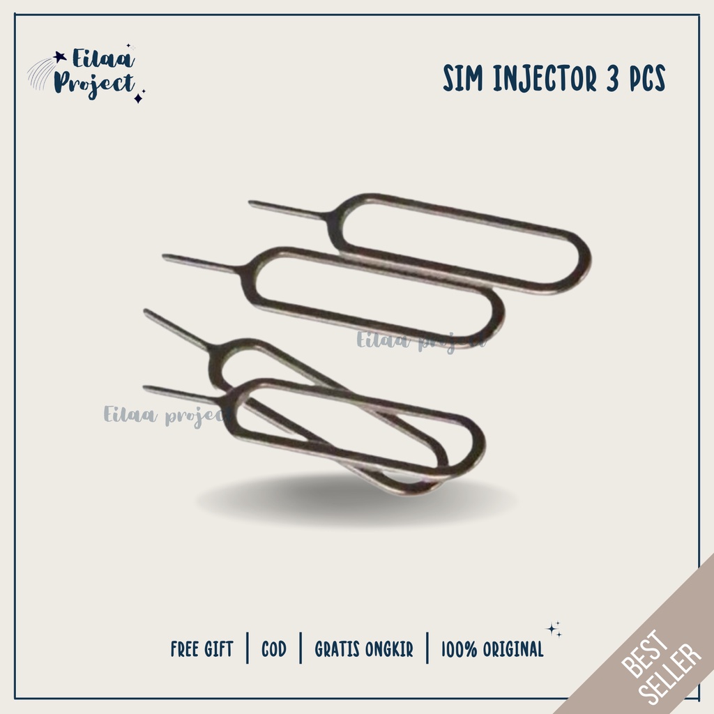 ✨𝐄𝐈𝐋𝐀𝐀 𝐏𝐑𝐎𝐉𝐄𝐂𝐓✨ Sim ejector (isi 3 biji) support semua hp injector sim hp oppo vivo xiaomi iphone
