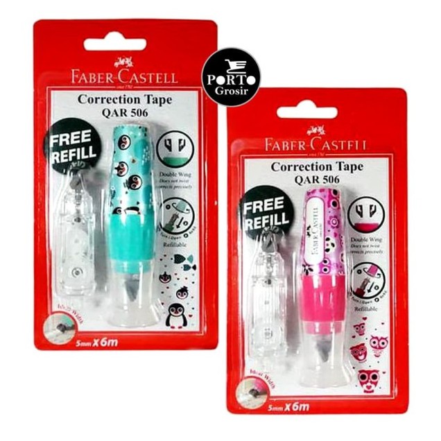 

Faber Castell QAR-506 Tipex Kertas Correction Tape QAR 506