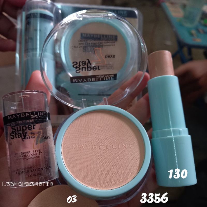 OBRAL MURAH 1Paket Maybelline Bedak powder + Countour 3356