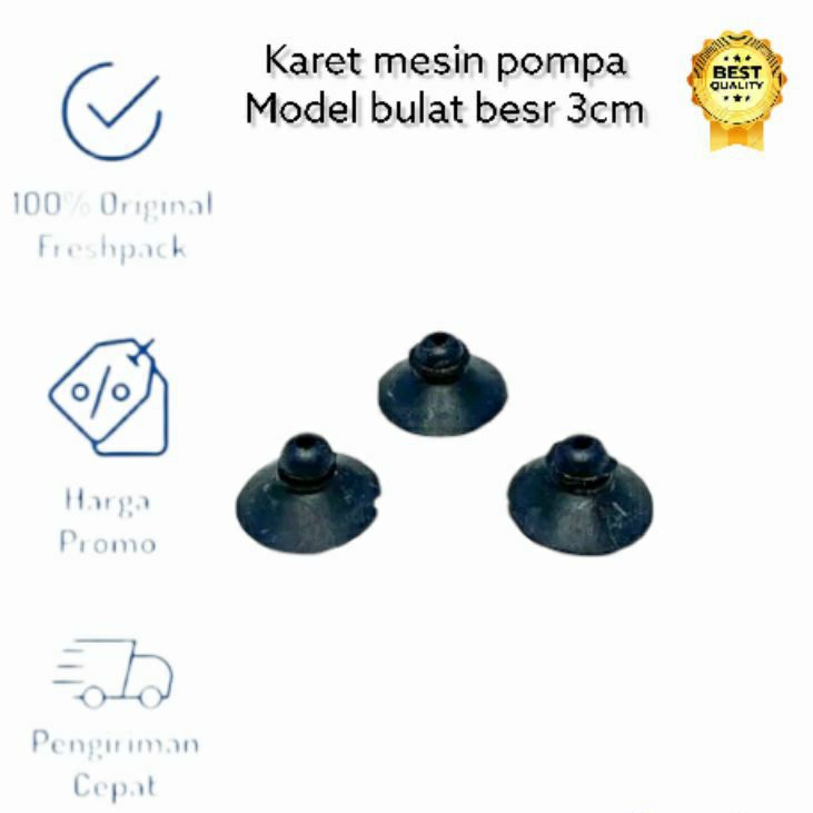 Karet Dop Mesin Aquarium Pentol Diameter Medium