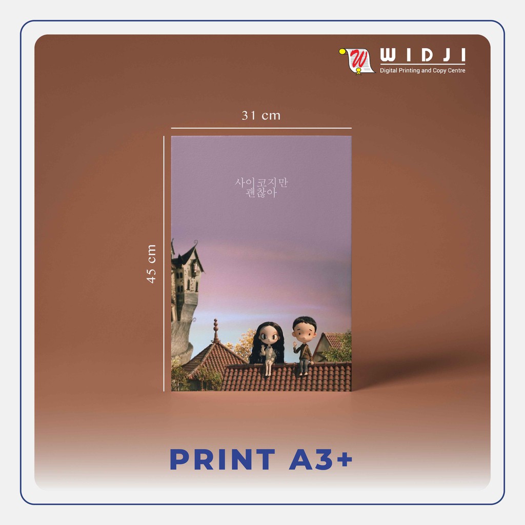 

Print / Cetak Poster / Gambar Ukuran A3+ Bahan Art Paper 150 GR / Art Carton 210 GR / 260 GR / 310GR