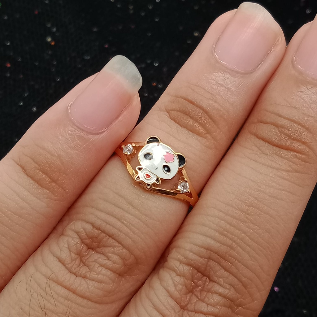 Cincin Anak Emas 17K - 1 gr Kadar 750 - 606